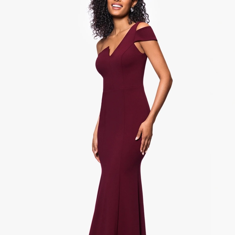 Betsy & Adam One Shoulder Gown